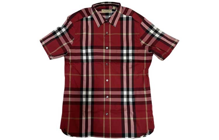 

Рубашка мужская красная Burberry, красный