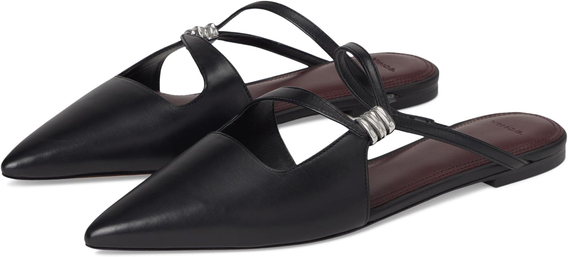 Балетки Vince Gilia Mule Shoes, черный