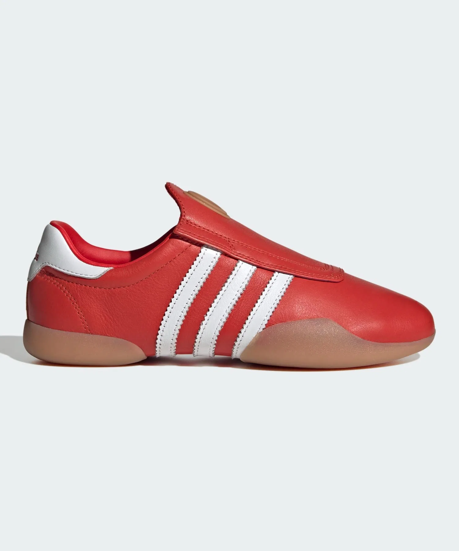 Унисекс слипоны из натуральной кожи adidas Taekwondo Mei красные
