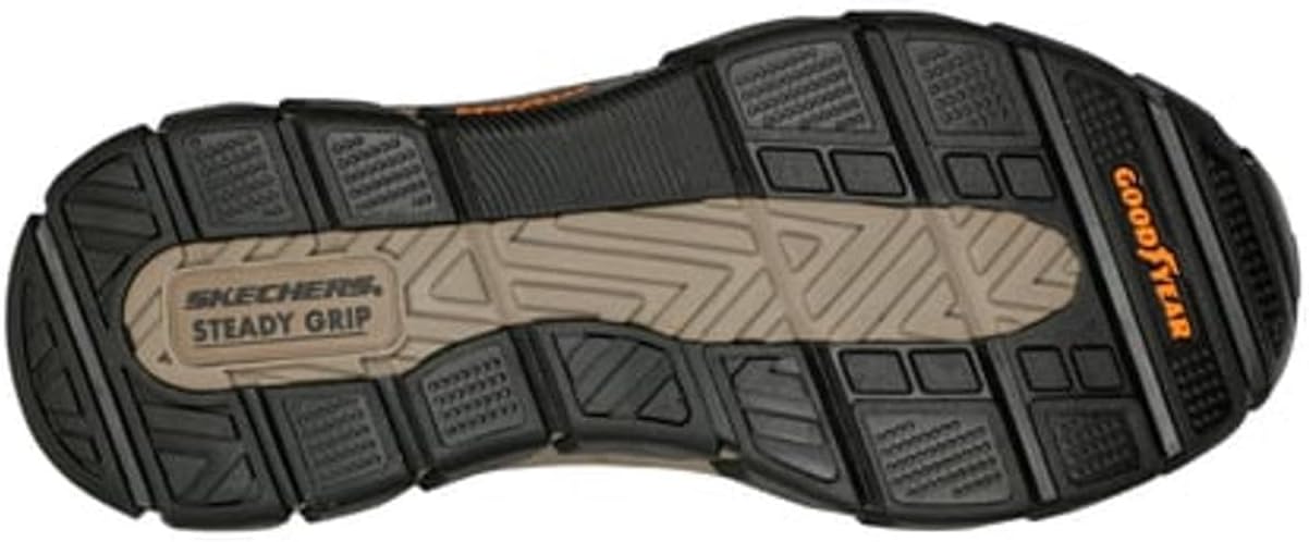 Мужские кроссовки Skechers USA Respected - Elgin 204810, темно-коричневый — фото 2
