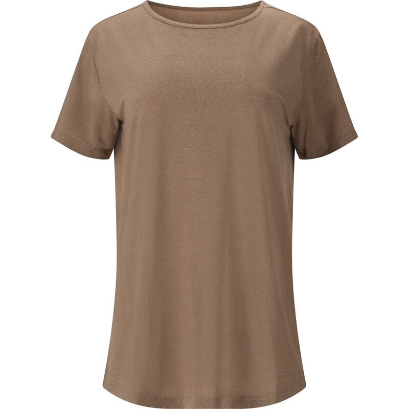 

Футболка lizzy w slub s/s tee Athlecia, цвет walnut