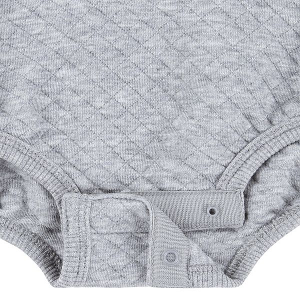 Ромпер для новорожденных девочек с жаккардовым узором Nike, Grey — фото 4