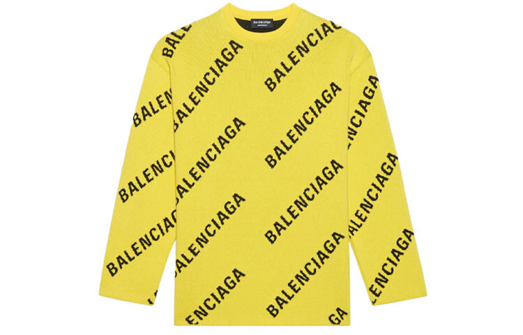 

Свитер Balenciaga свободного кроя, желтый