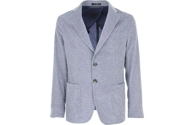 EMPORIO ARMANI Пиджак мужской деловой костюм Light Blue — фото 3