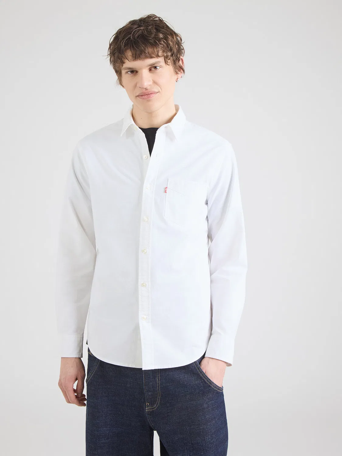 Рубашка на пуговицах стандартного кроя Levi'S , White — фото 3