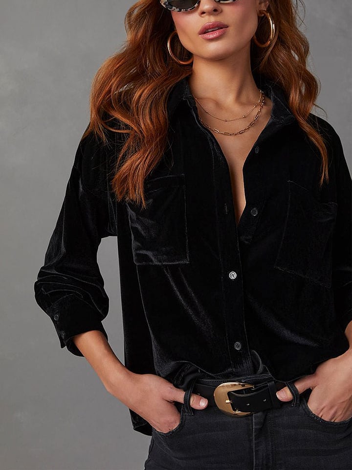 

Блуза Milan Kiss Samtbluse, черный