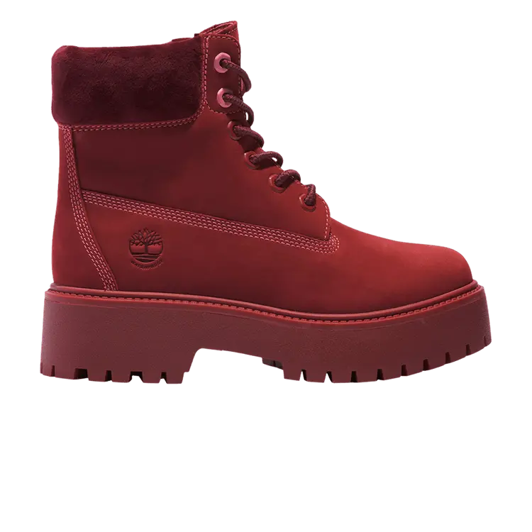 Ботинки Timberland Wmns Stone Street 6 Inch Premium Waterproof Platform Boot, Dark Red