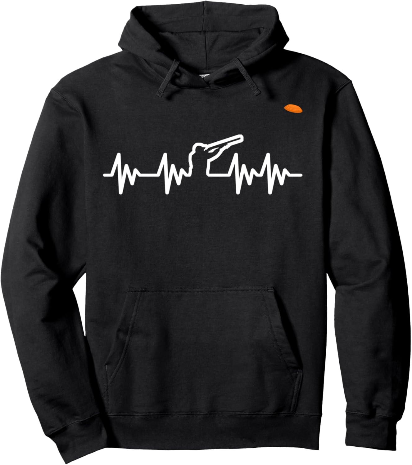 

Толстовка Heartbeat Clay Skeet Dove Shooting Claybird Hunter Sports Hoodie Clay Pigeon Shooting Equipment Sports Accessories, черный