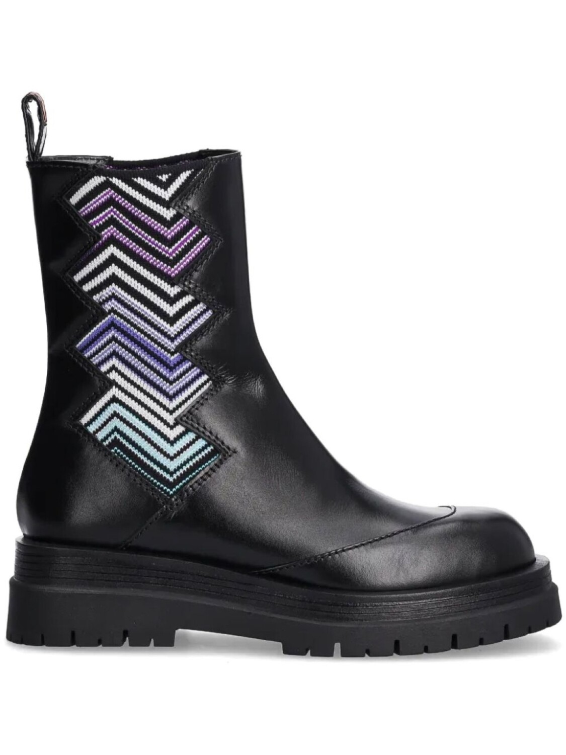 Missoni ботинки с узором зигзаг, черный