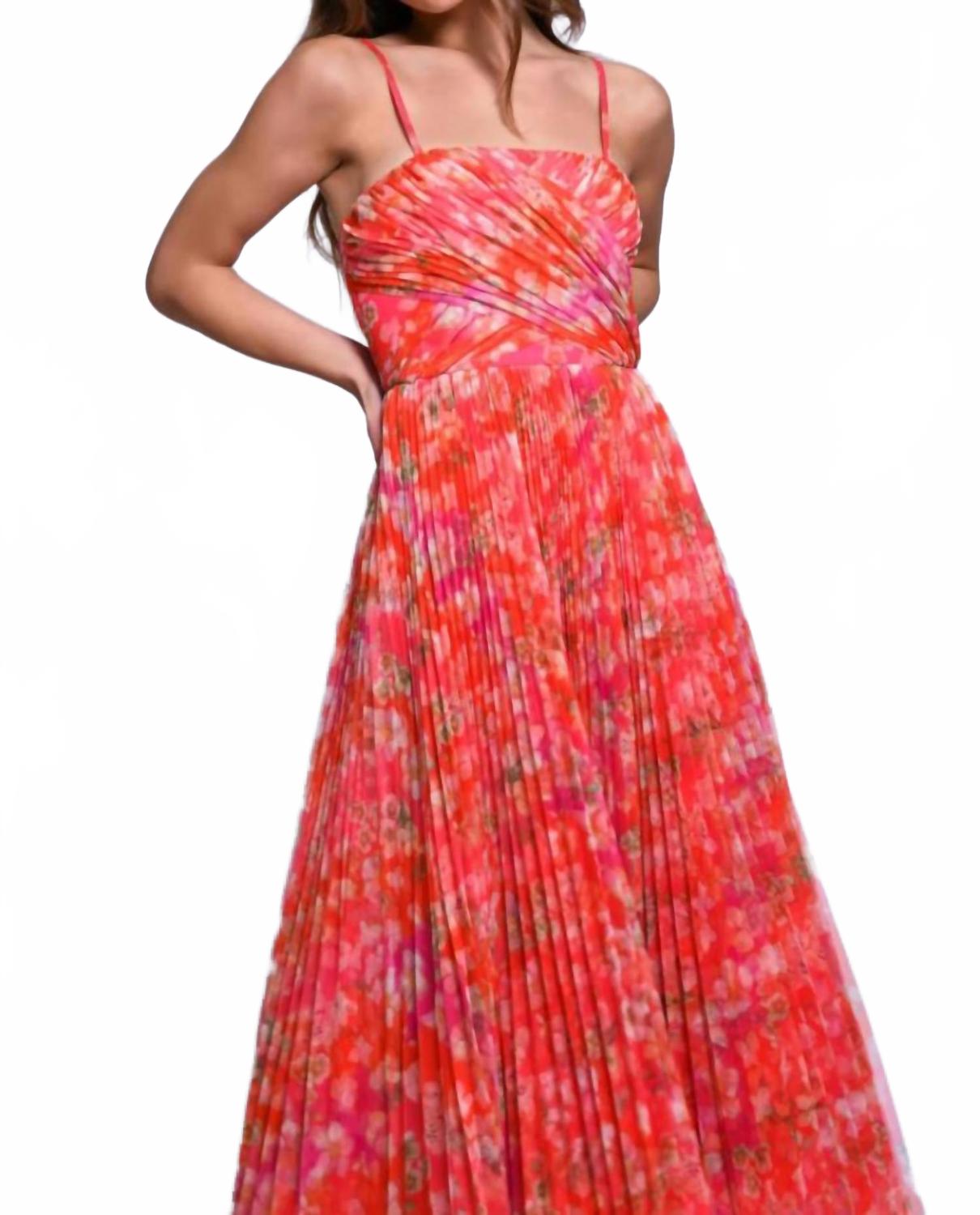 

Платье миди Quinn с цветочным принтом в виде смешанного букета Hutch, Mixed Bouquet Floral