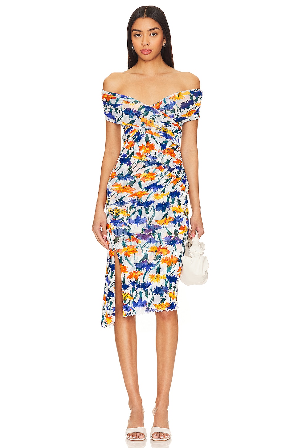

Платье ловиния Diane Von Furstenberg, белый