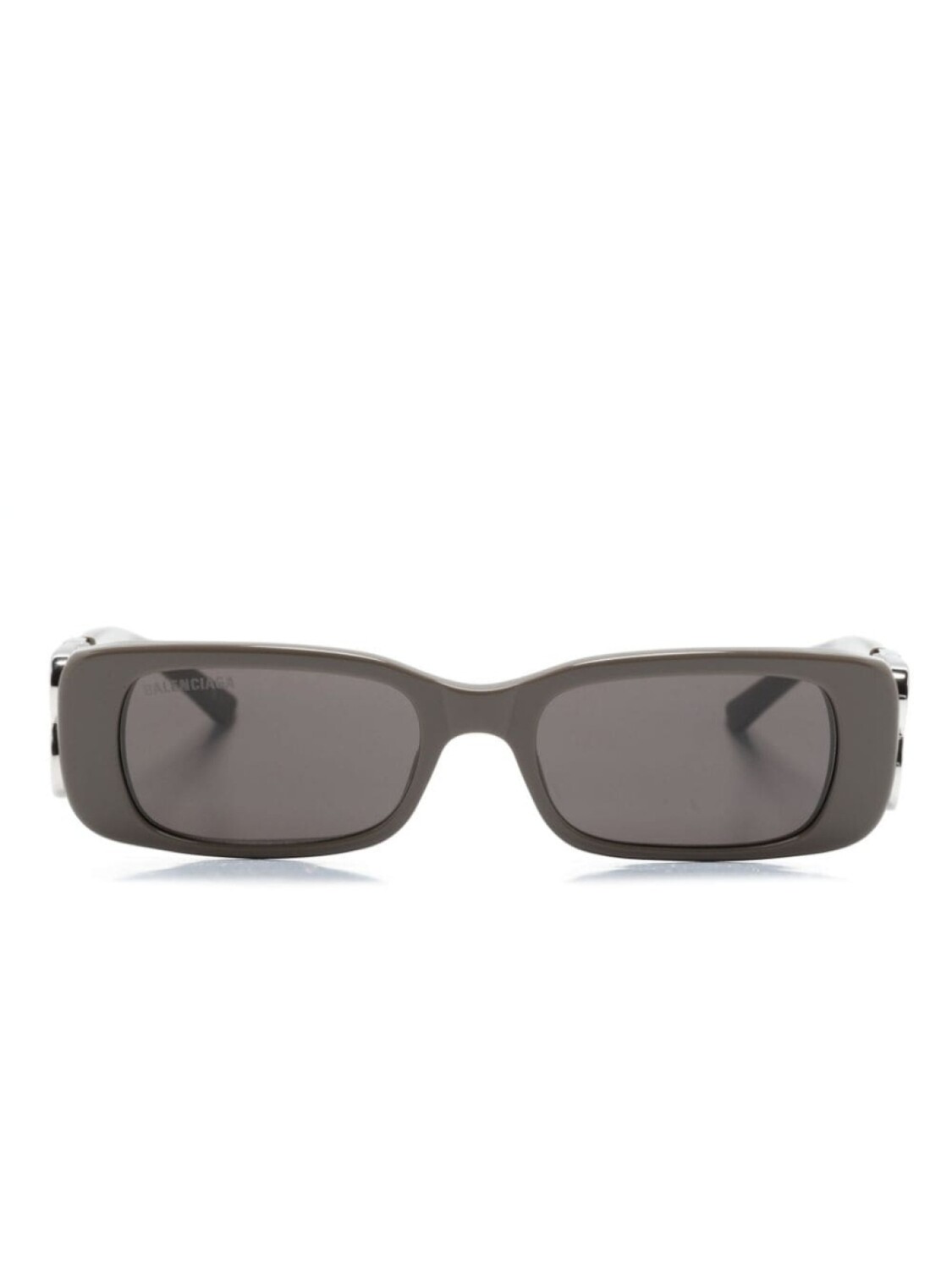 

Солнцезащитные очки в прямоугольной оправе Balenciaga Eyewear, серый