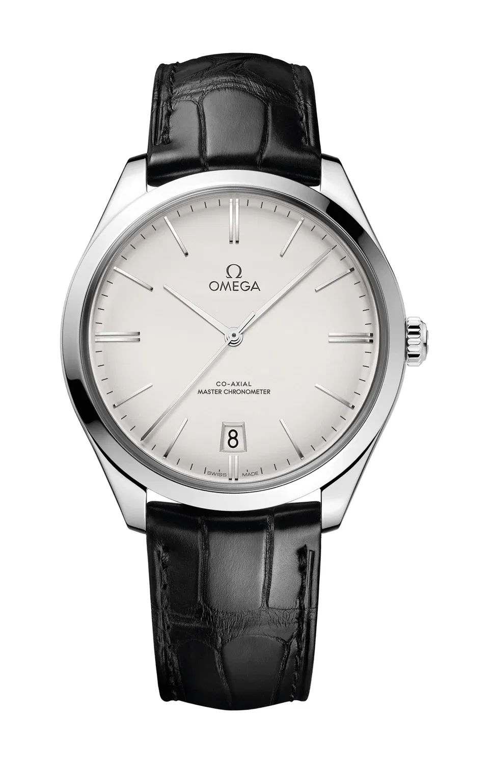 DE VILLE TRÉSOR OMEGA CO-AXIAL МАСТЕР ХРОНОМЕТР - 435.13.40.21.02.001, серебряный