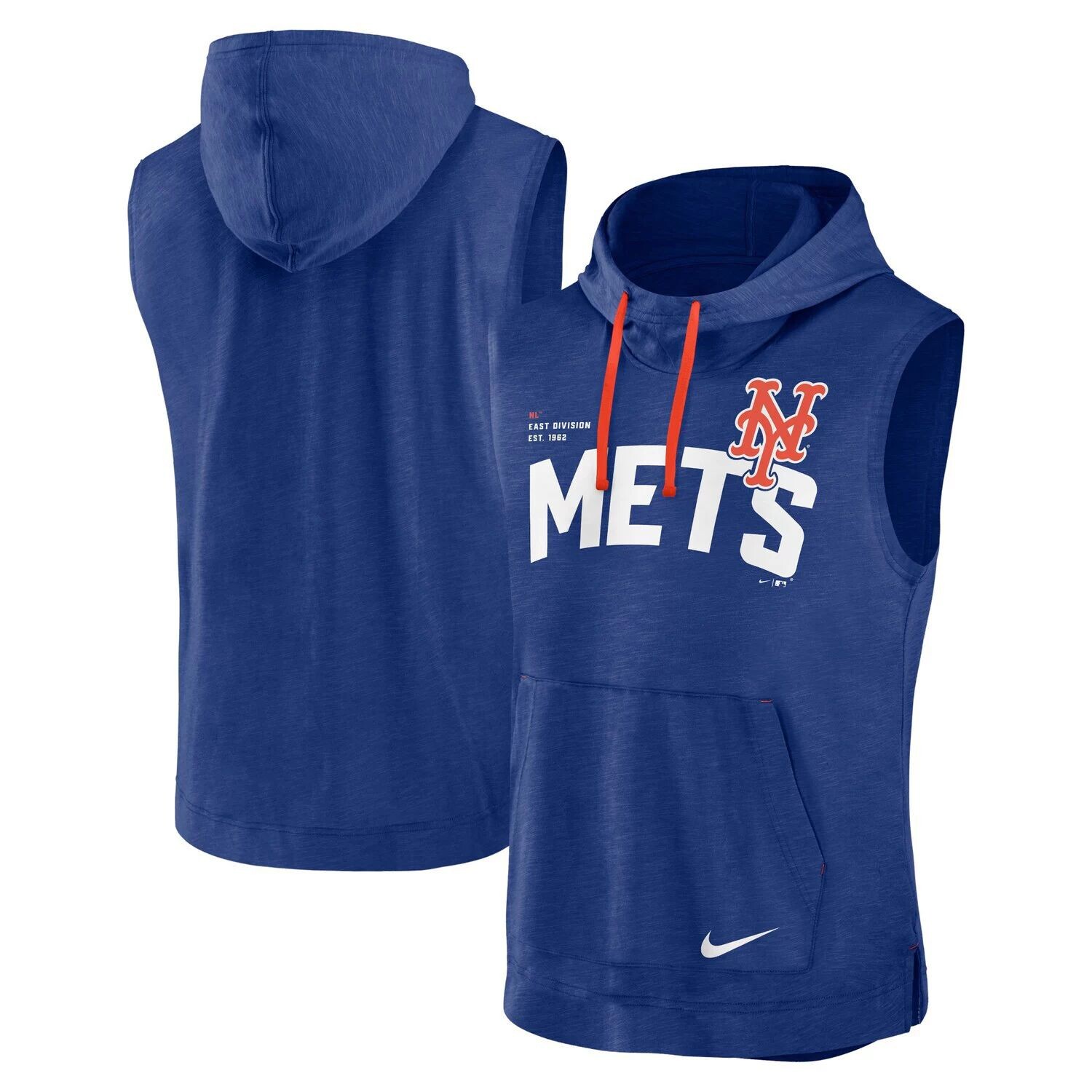 

Мужская футболка без рукавов с капюшоном Royal New York Mets Athletic Nike