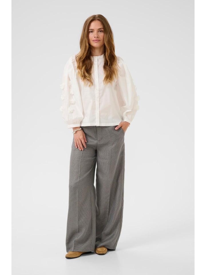 

Рубашка с длинными рукавами CUelna, свободный крой, цвет Spring Gardenia CULTURE