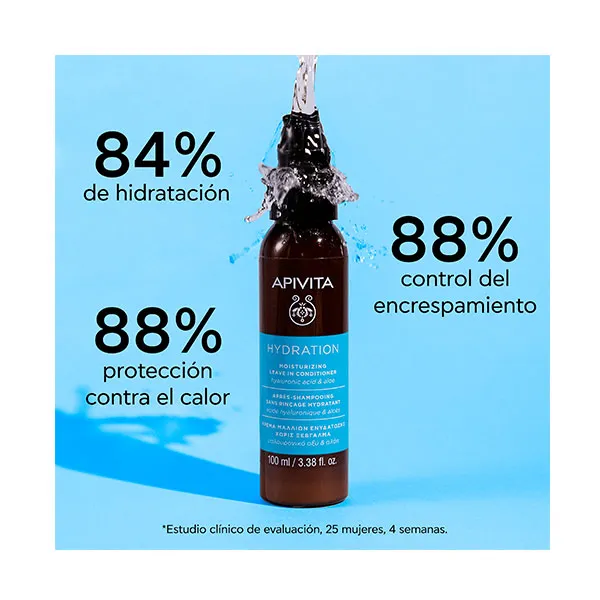 Оставить в кондиционере Hydration Acondicionador Hidratante Apivita, 150 ml — фото 4