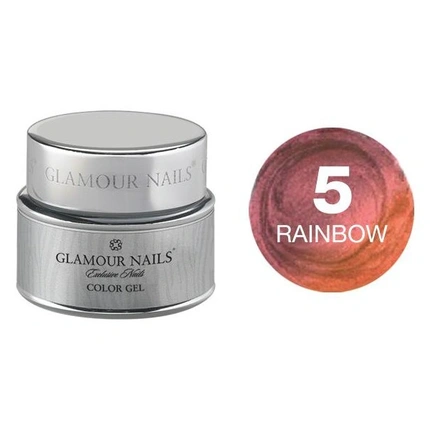 

Гламурный цветной гель-лак Rainbow 5 5 миллилитров Vip