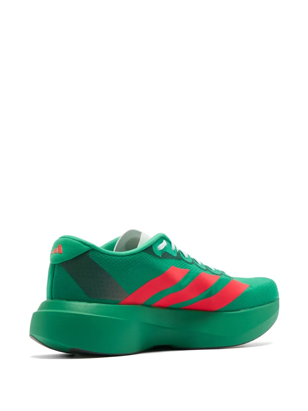 Кроссовки Adizero Evo SL в полоску на шнуровке Adidas, зеленый — фото 3