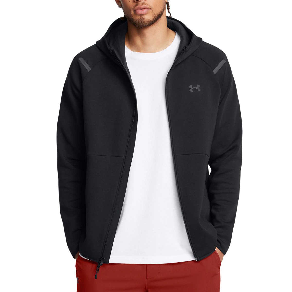 

UA Unstoppable Flc FZ HD EU Under Armour Мужская толстовка, чёрный