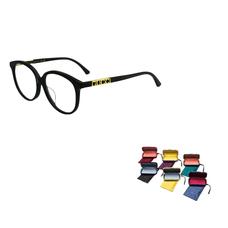 

GUCCI Овальная оправа для очков Plate Frame унисекс, Black