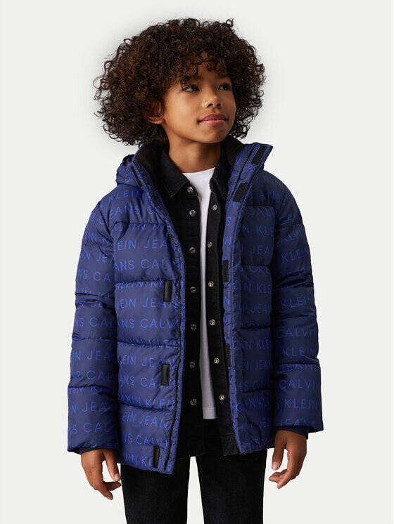 

Пуховик regular fit Calvin Klein, синий