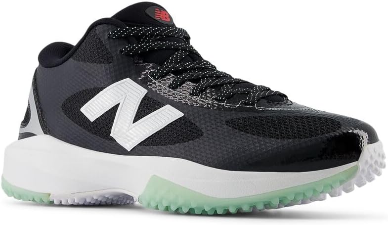 Кроссовки New Balance Mens Freezelx V5 Turf, белый/черный — фото 4