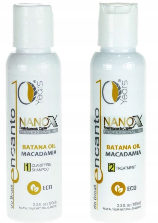 

Набор для кератинового выпрямления волос Encanto NANOX 2x100 мл