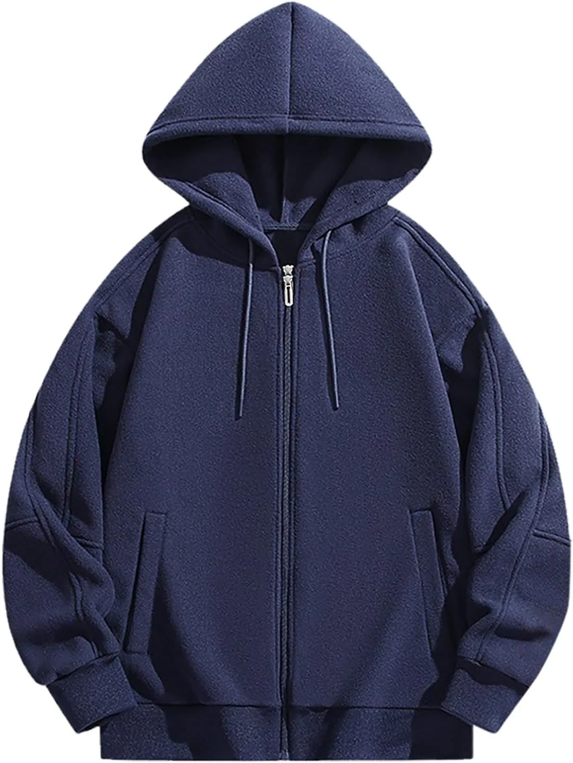 

Мужская толстовка с капюшоном на флисе, длинный рукав, с карманами Cheyubny