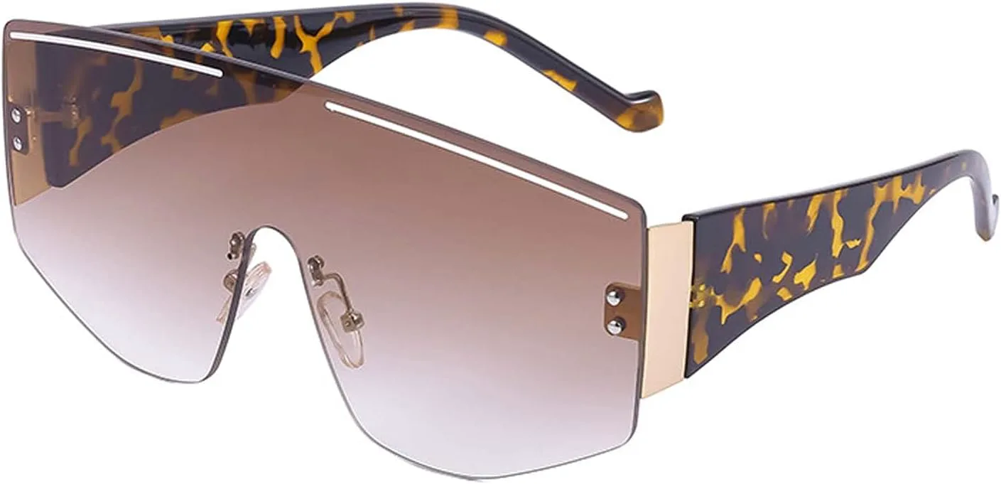 

Солнцезащитные очки XINXIN с большой оправой, ветрозащитные, для активного отдыха и езды на велосипеде, без оправы, мужские и женские (Цвет: D, Размер: Средний), D