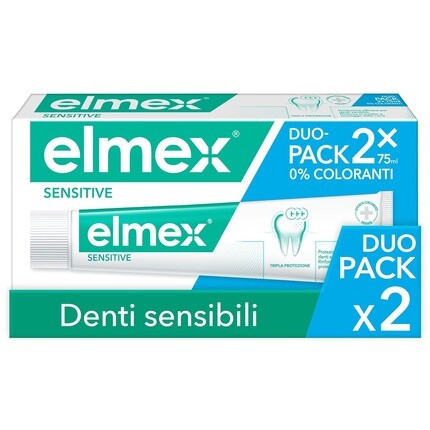 

Зубная паста Elmex Sensitive Teeth 75 мл — упаковка из 2 шт.