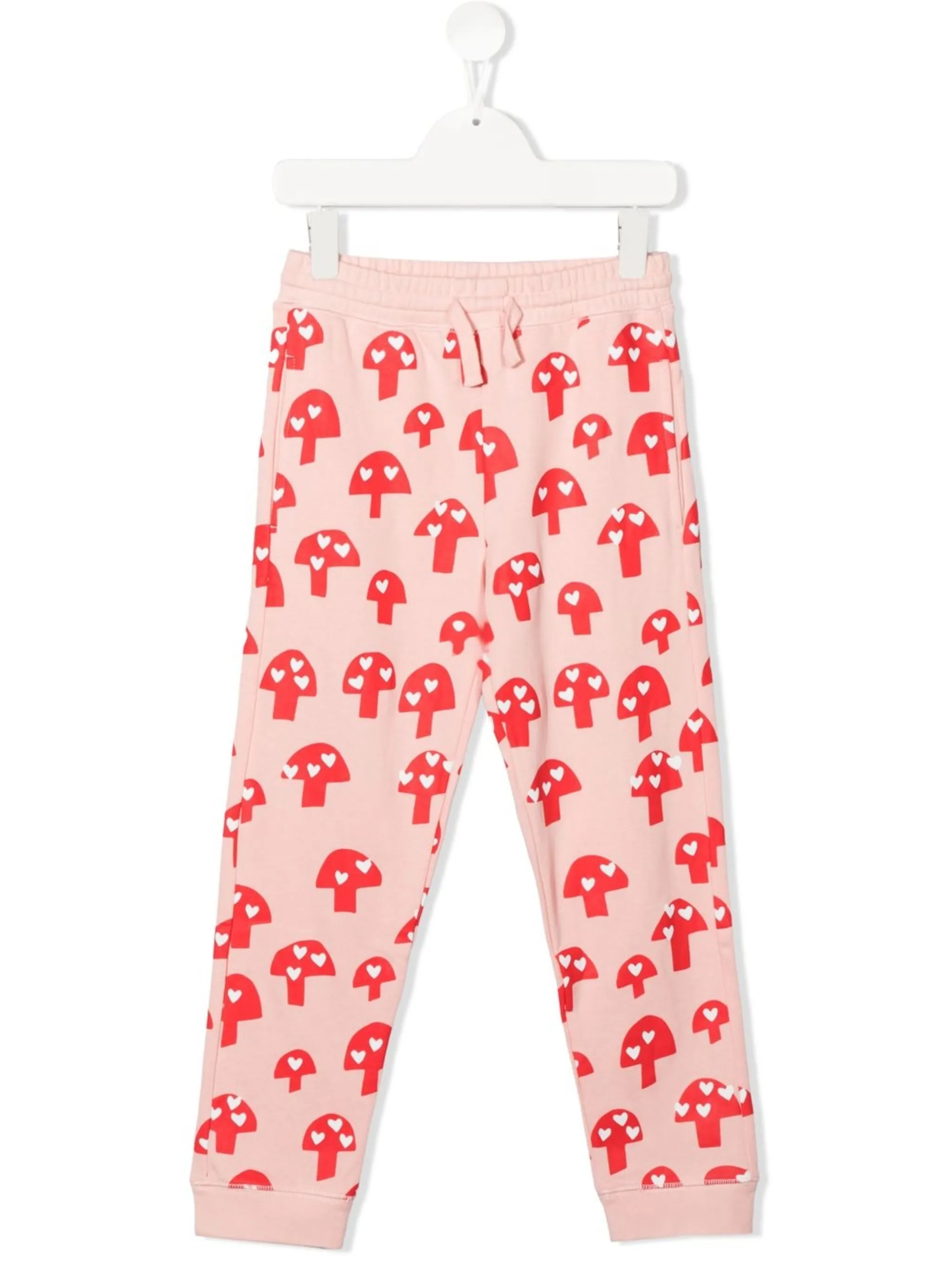 

Джогеры с принтом Mushroom Stella Mccartney Kids, розовый
