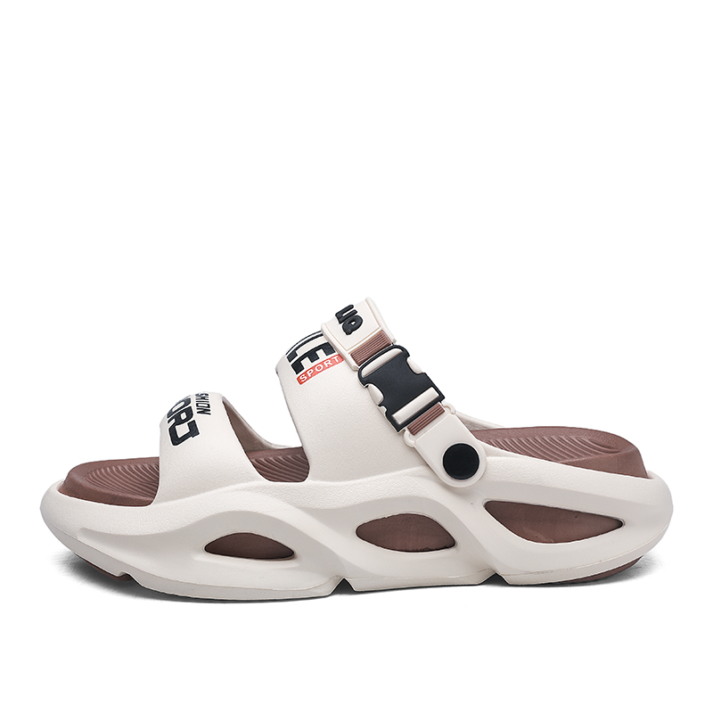 

NANJIREN Тихие устойчивые к истиранию массажные слайдеры унисекс Maillard, цвет Maillard