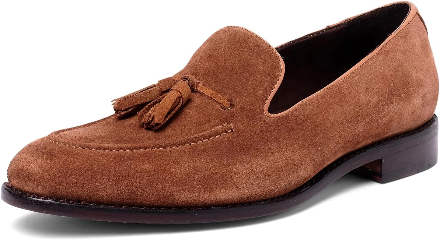 Лоферы мужские Anthony Veer, Honey Brown Calfskin Suede