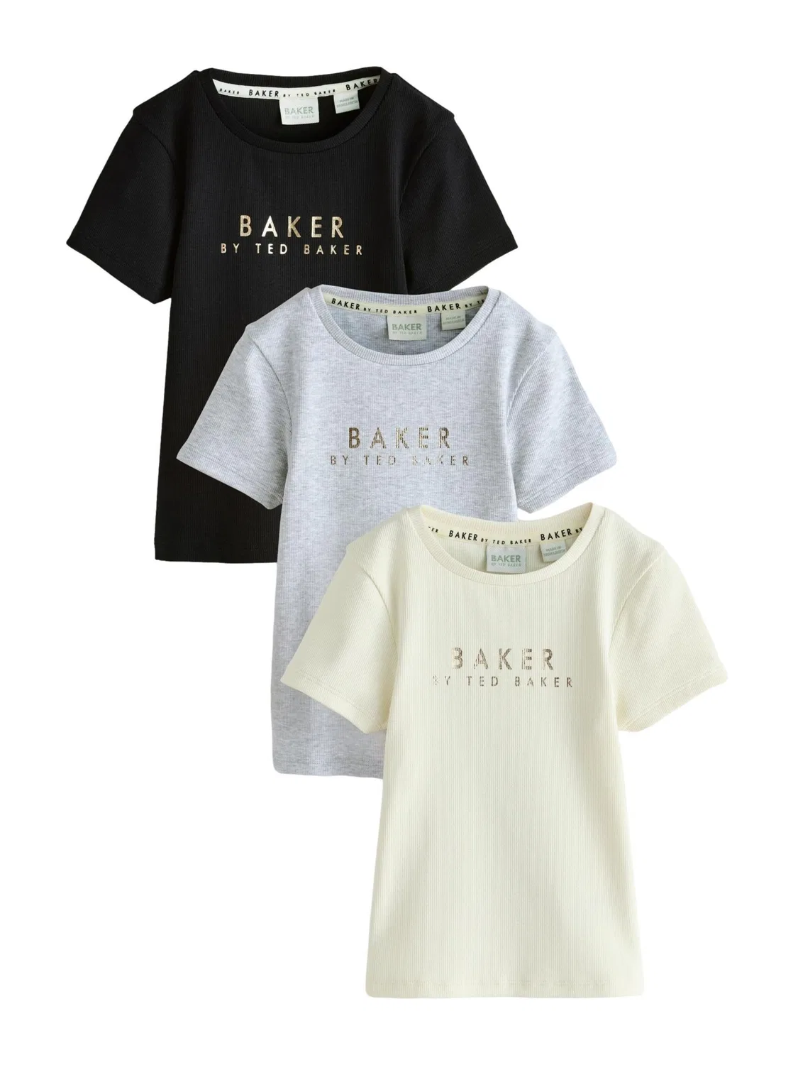 Рубашка Baker by Ted Baker в цветах замша серый, черный
