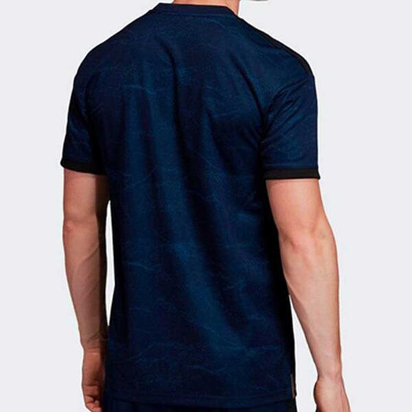 Футболка real madrid away fan edition soccer/football tournament navy blue Adidas, синий — фото 4
