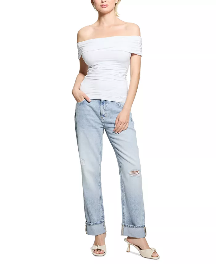 

Женские джинсы Celia Boyfriend с высокой посадкой GUESS, синий