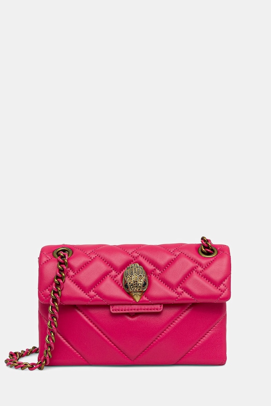 

Кожаная сумка MINI KENSINGTON Kurt Geiger London, розовый