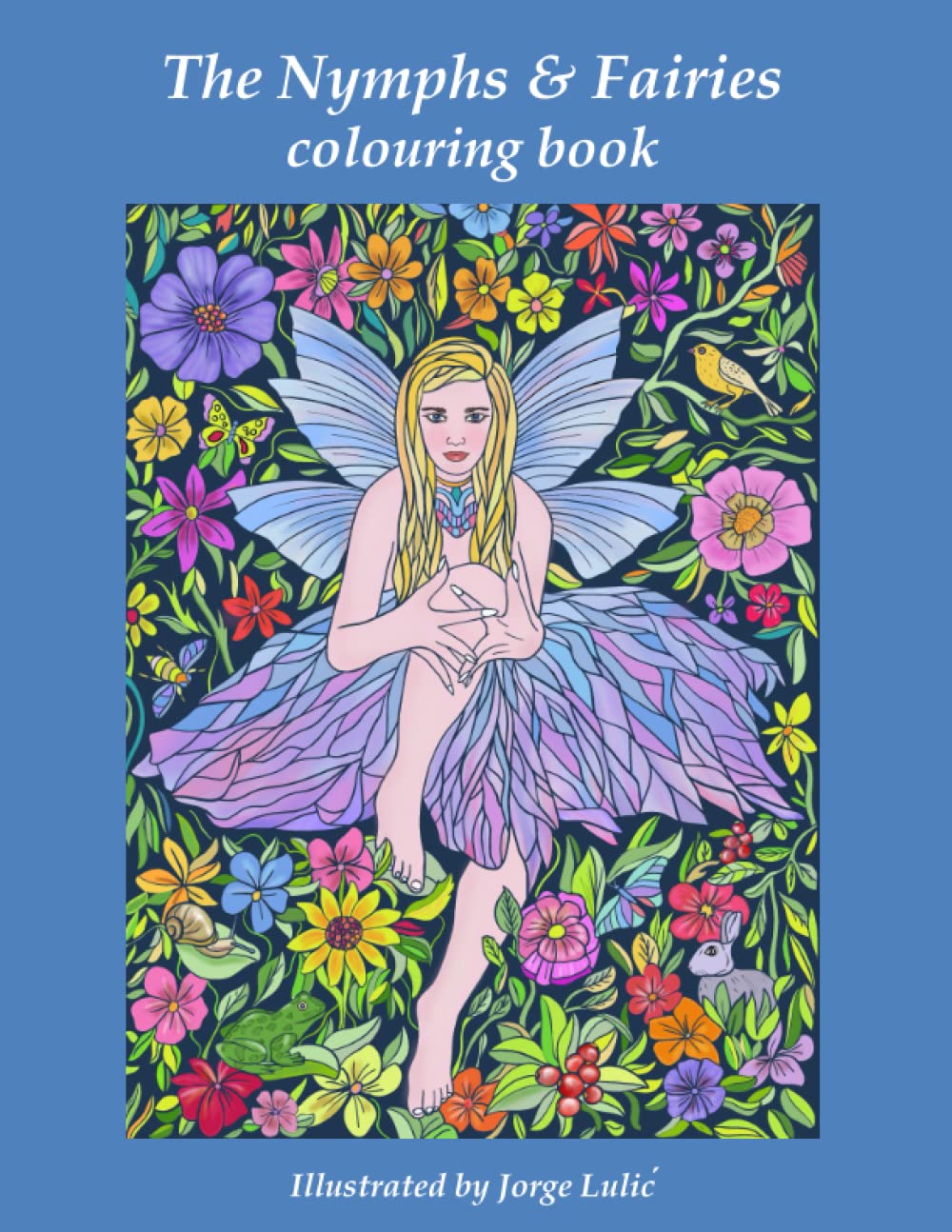 

The Nymphs & Fairies colouring book