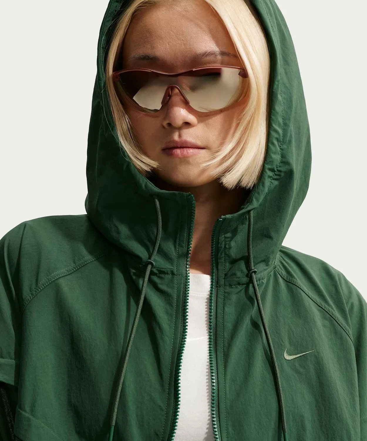 Куртка Nike Sportswear Women's Oversized Windrunner, камуфляж — фото 3