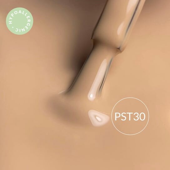 Гипоаллергенный бежевый гибридный лак для ногтей 7 мл — Camel Look PST30 Cosmetics Zone — фото 2