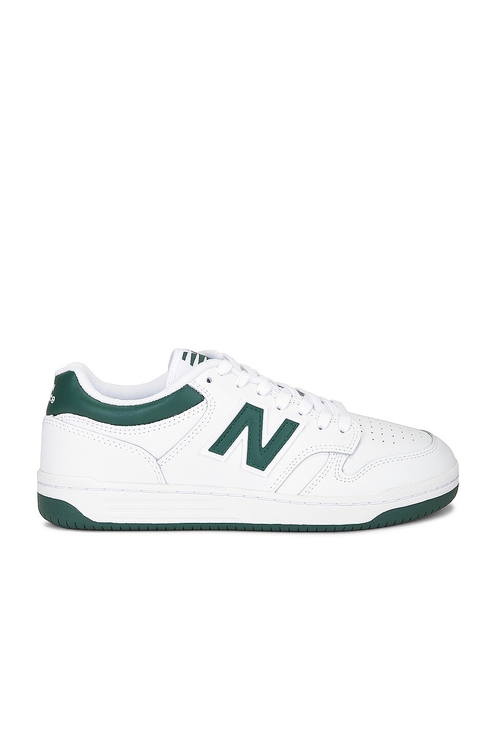 

Кроссовки мужские Bb480 New Balance, цвет White, Nightwatch Green, & Light Aluminum
