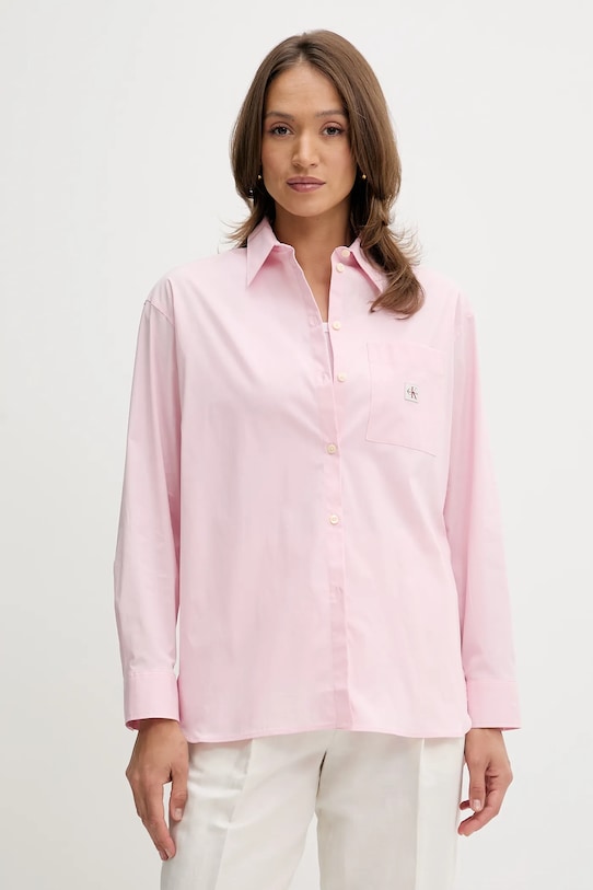 

Рубашка Calvin Klein Jeans, розовый