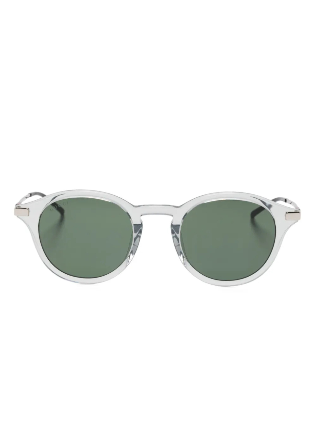 

Gucci Eyewear солнцезащитные очки в круглой оправе, серый
