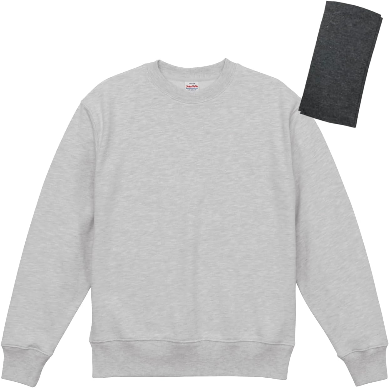 

Мужская толстовка United Athle 576901 из плотной ткани весом 12,7 унций с круглым вырезом и ворсистой подкладкой, пепельный