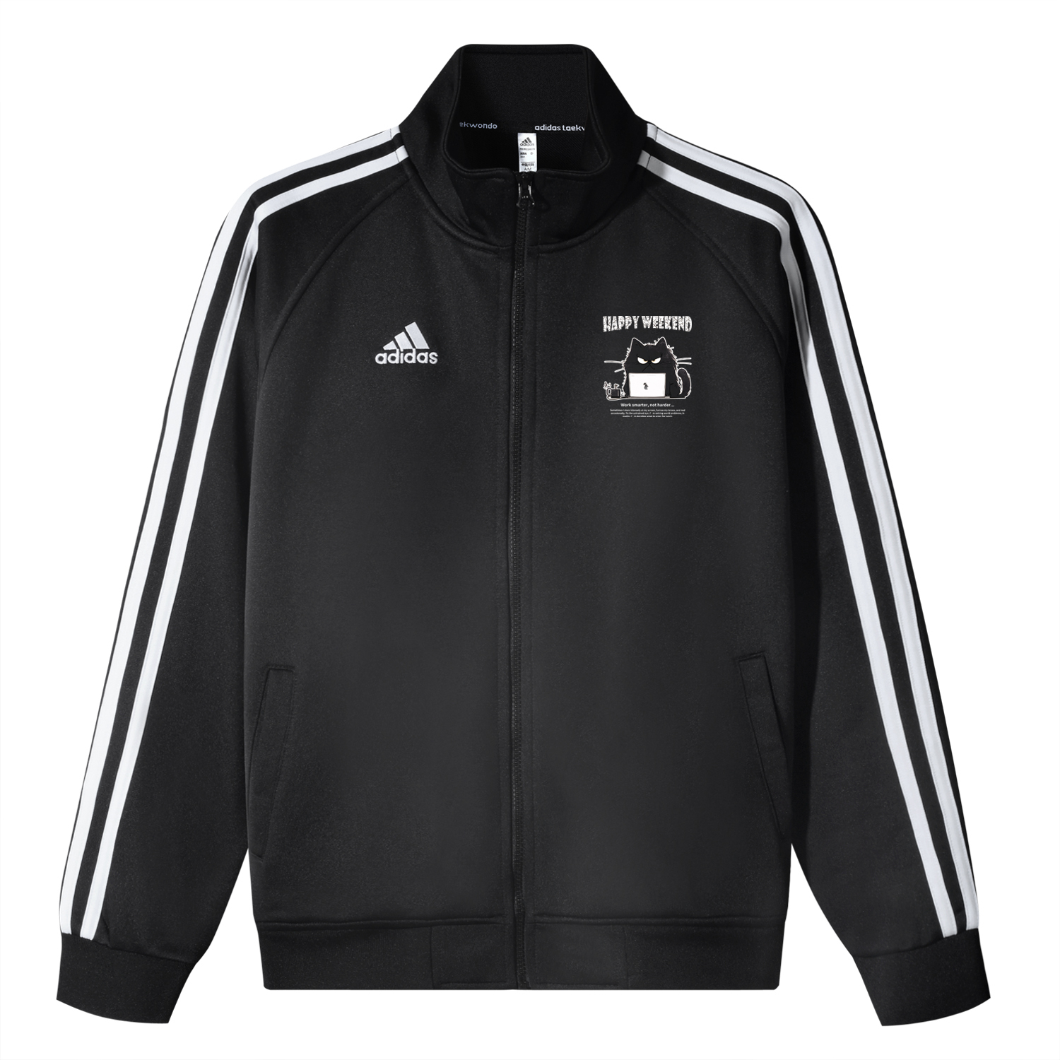 

Adidas Унисекс куртка 3-Stripes черная, Black