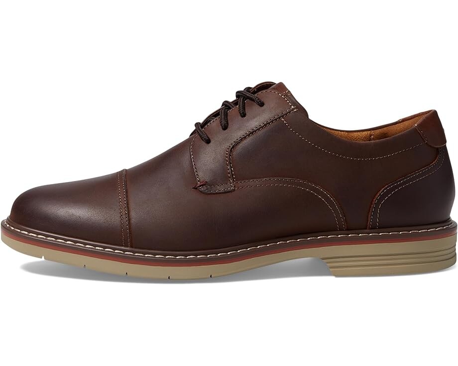 Оксфорды Florsheim Norwalk Cap Toe, цвет Brown Crazy Horse — фото 4