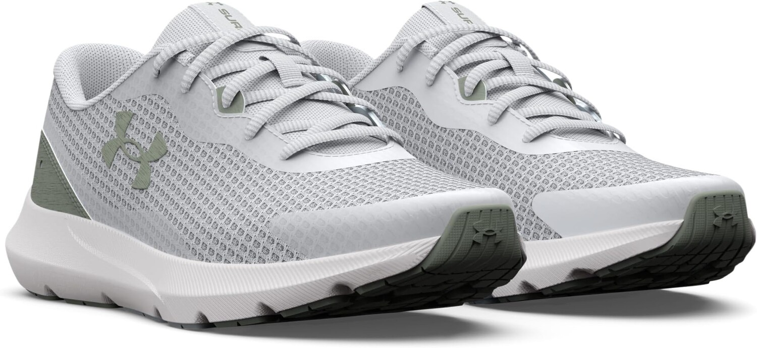 

Кроссовки Surge 3 Under Armour, цвет Halo Gray/Grove Green/Grove Green