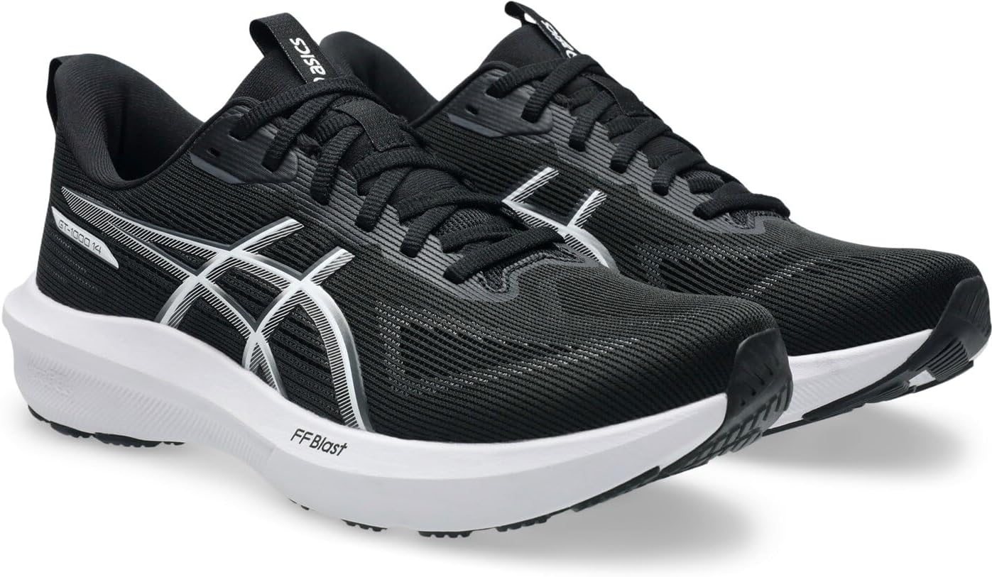 Мужские кроссовки ASICS GT-1000 14, белый/черный — фото 4
