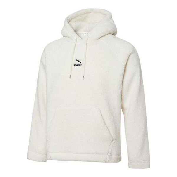 

Толстовка classics sherpa hoodie 'white' Puma, белый