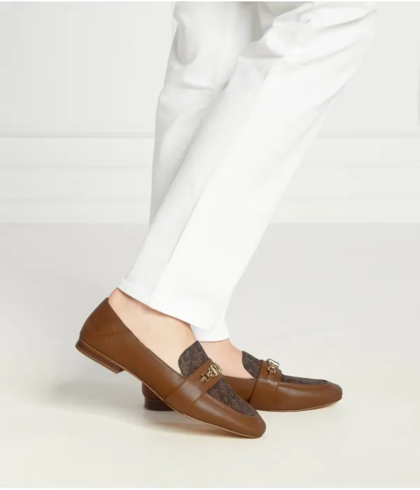 Кожаные мокасины Lord Tiffany Loafer Michael Kors, коричневый — фото 2